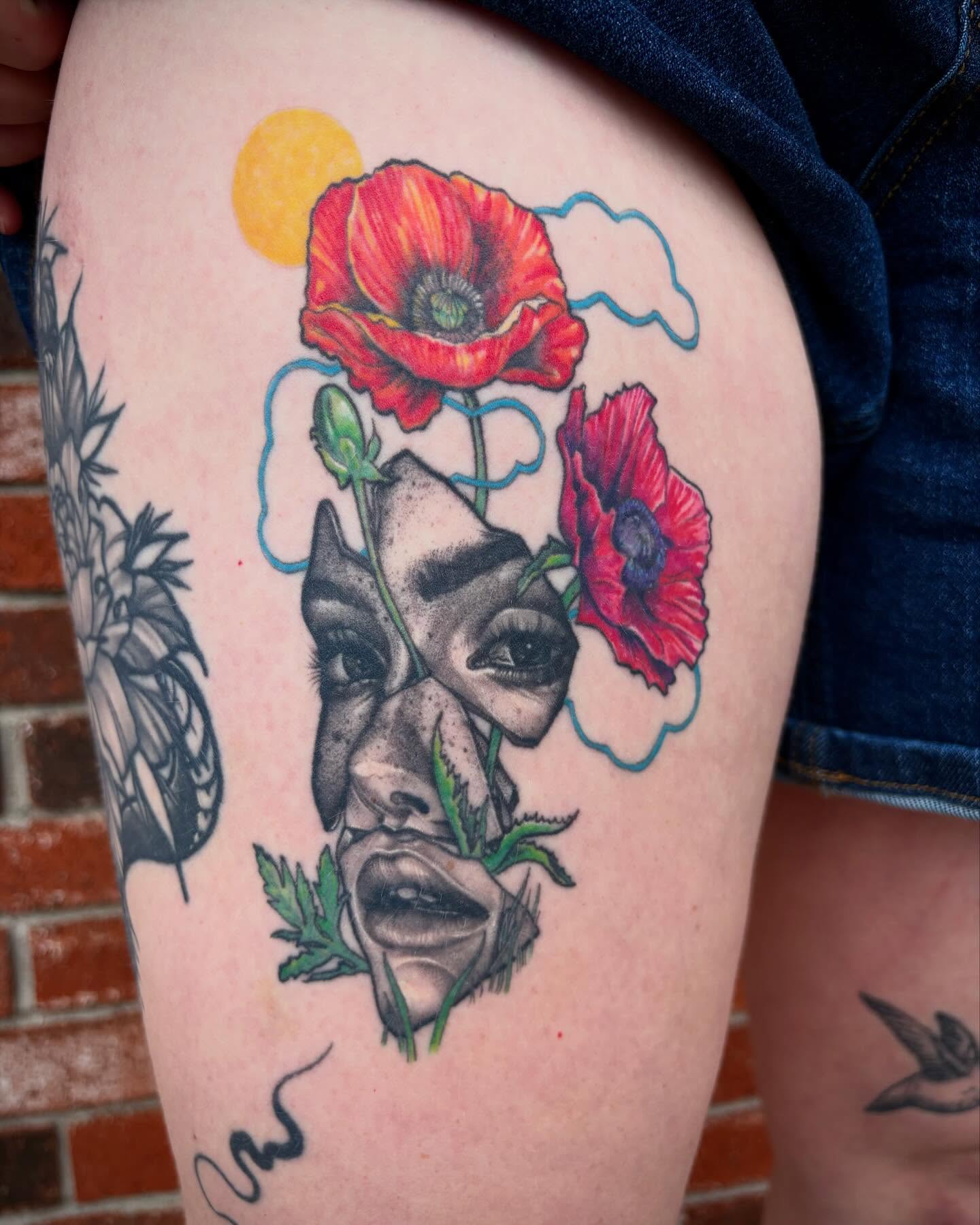 Tattoo by @tattoosbyemilyfalkowski — realism, dotwork