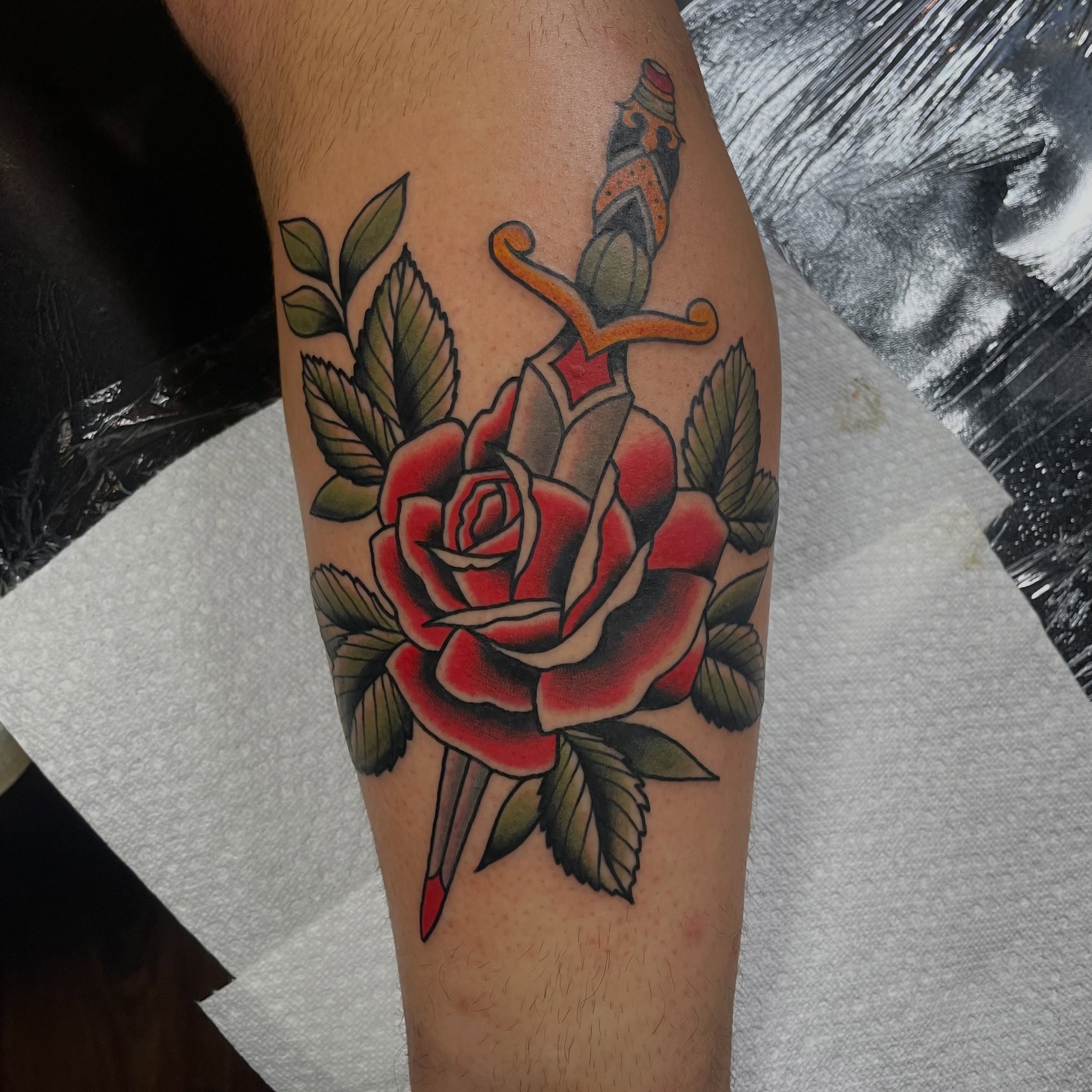 Tattoo by @chrisirvintattoos — american_traditional