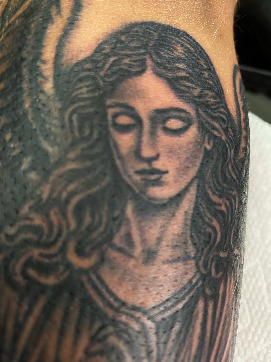 Tattoo by @stilmore_soulz — black_and_grey, realism