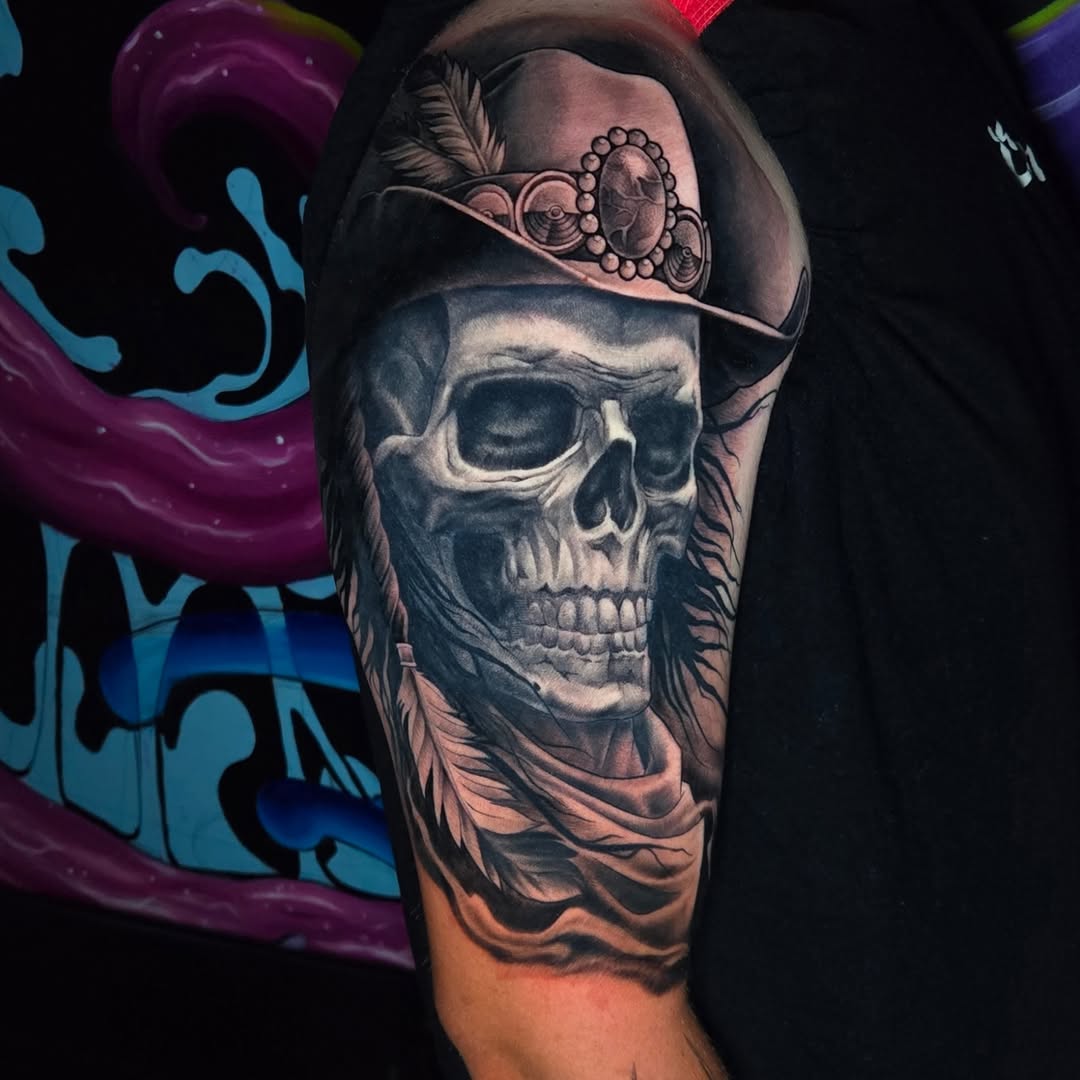 Tattoo by @stagertattoos — realism, dark_realism