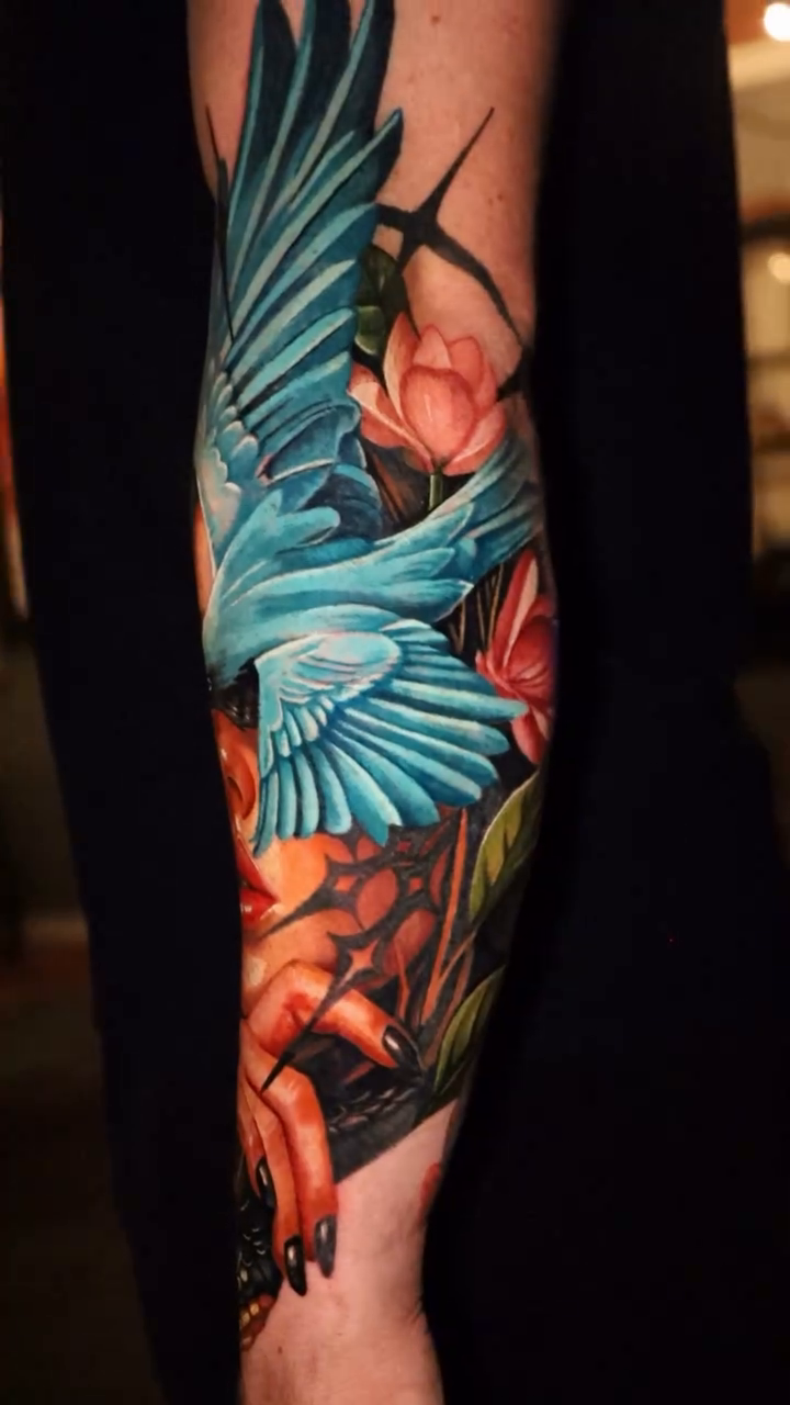 Tattoo by @palacios_ink — realism, neo_traditional