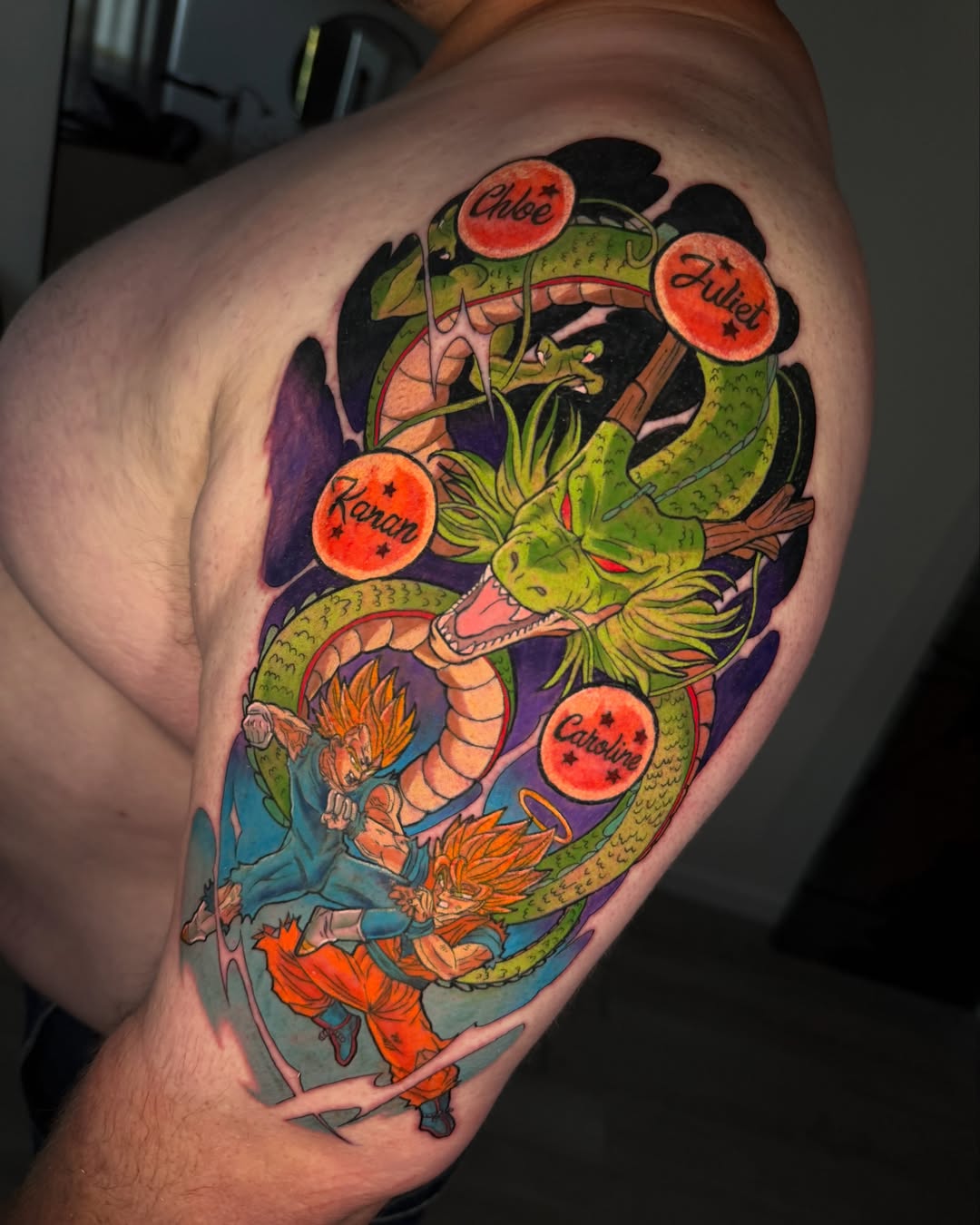 Tattoo by @rigo4k — anime