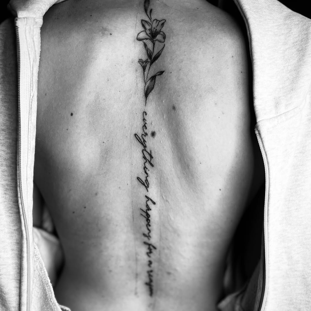 Tattoo by @sydneyrosetattoos — lettering_script, fine_line