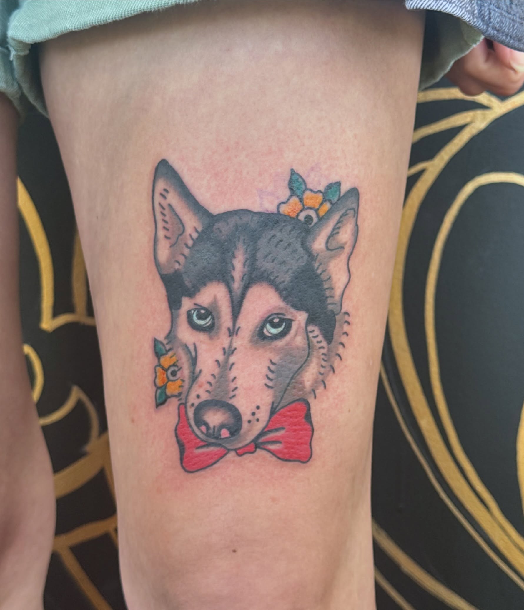 Tattoo by @areubeewhy — realism