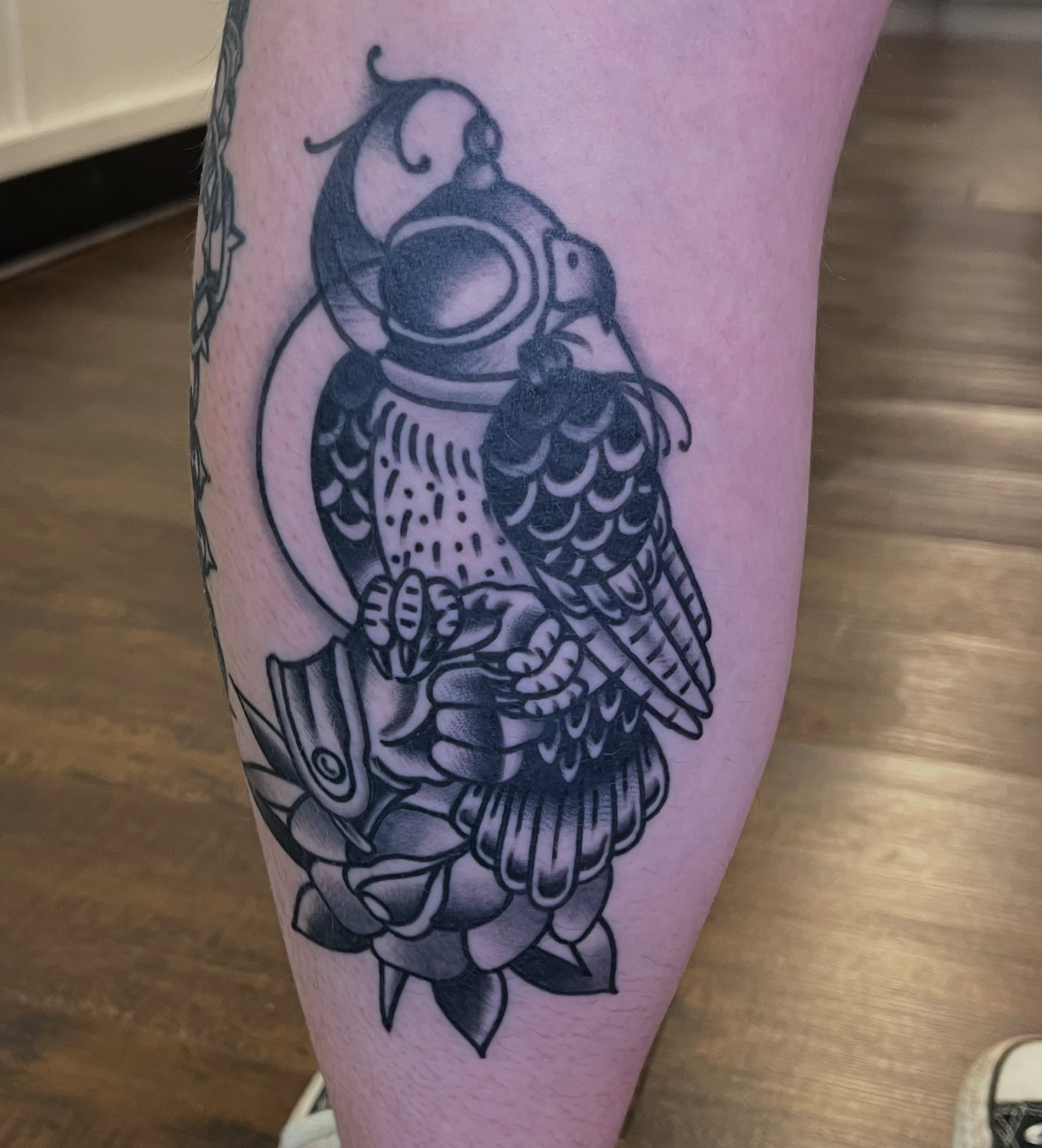 Tattoo by @alexratliff_tattoos — american_traditional, black_and_grey