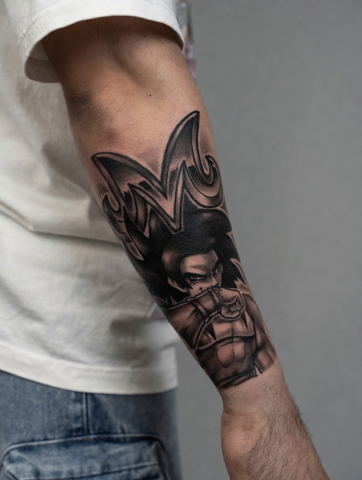 Tattoo by @damoer_tattoo — black_and_grey