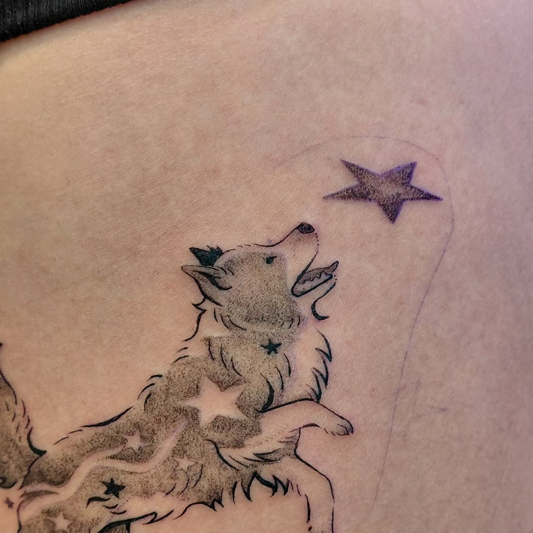 Tattoo by @antisocialinks — black_and_grey