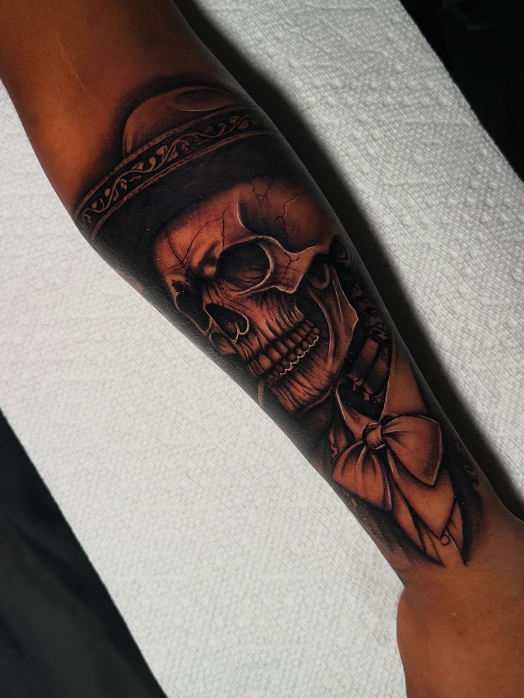 Tattoo by @moni.ca_tattoos — realism, black_and_grey