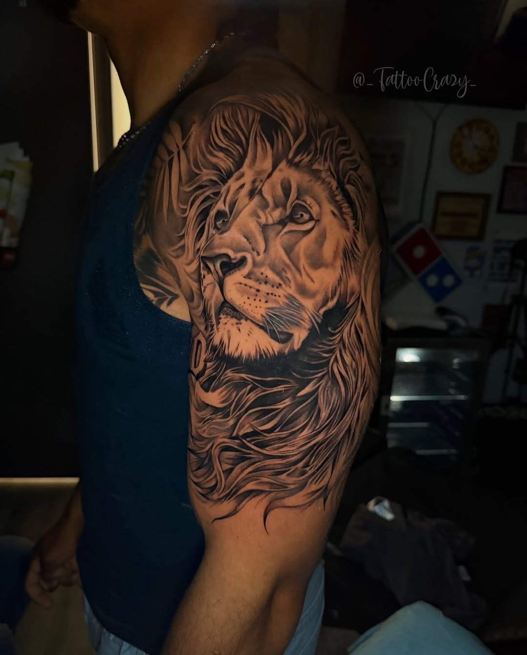 Tattoo by @_tattoocrazy_ — realism, black_and_grey