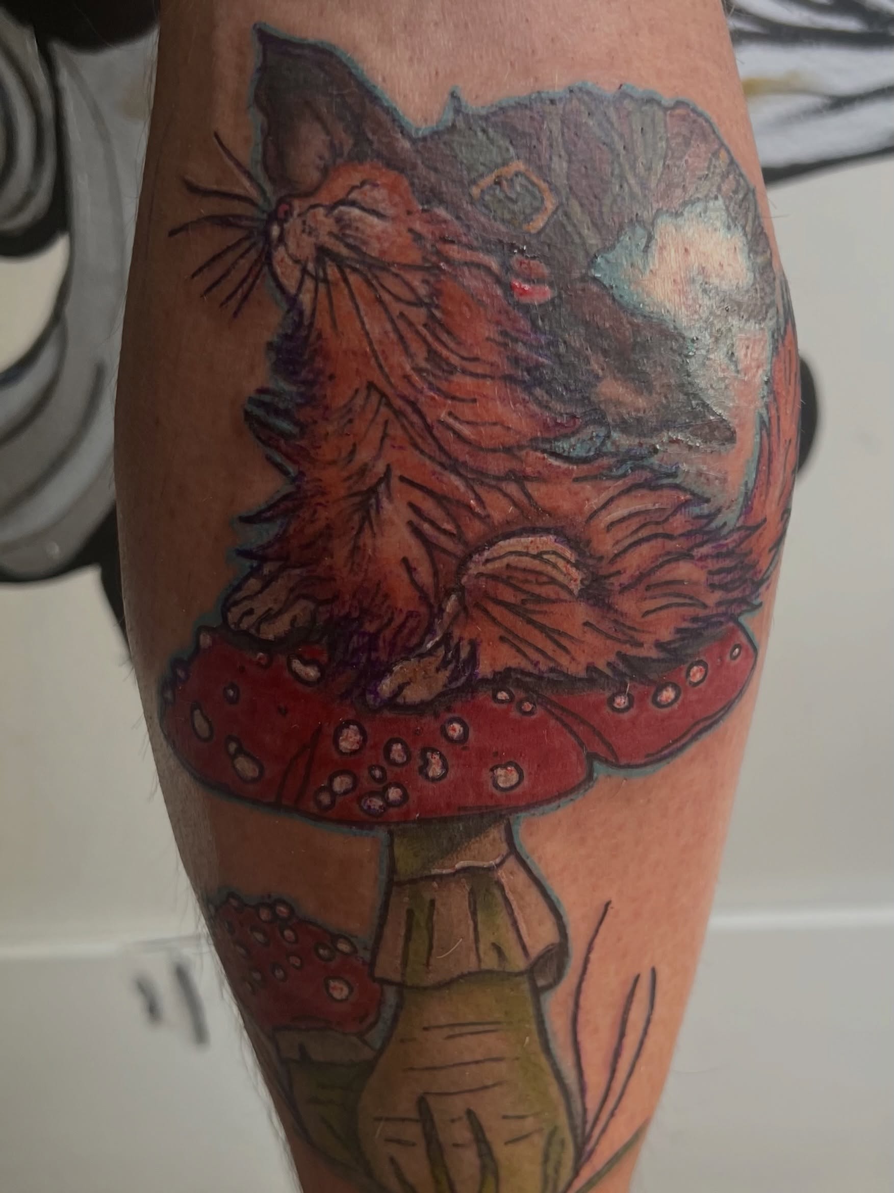Tattoo by @conniewestgatetattoos — realism, dotwork