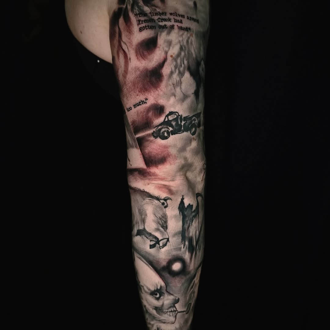 Tattoo by @drutattoo — black_and_grey, realism