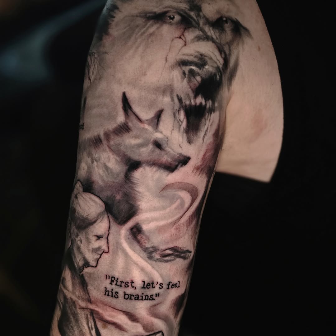 Tattoo by @drutattoo — realism, dark_realism