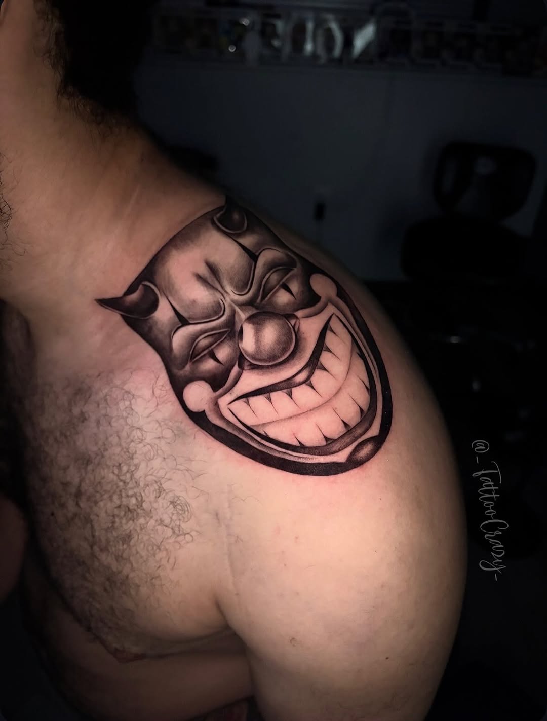 Tattoo by @_tattoocrazy_ — black_and_grey, realism