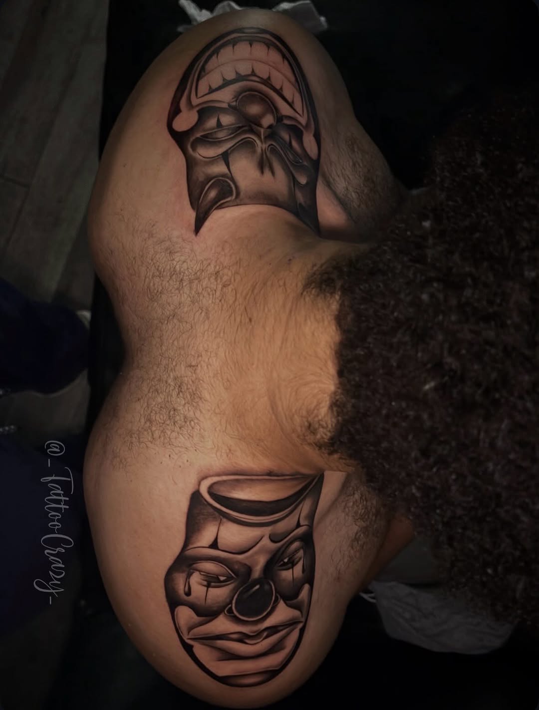 Tattoo by @_tattoocrazy_ — chicano, black_and_grey