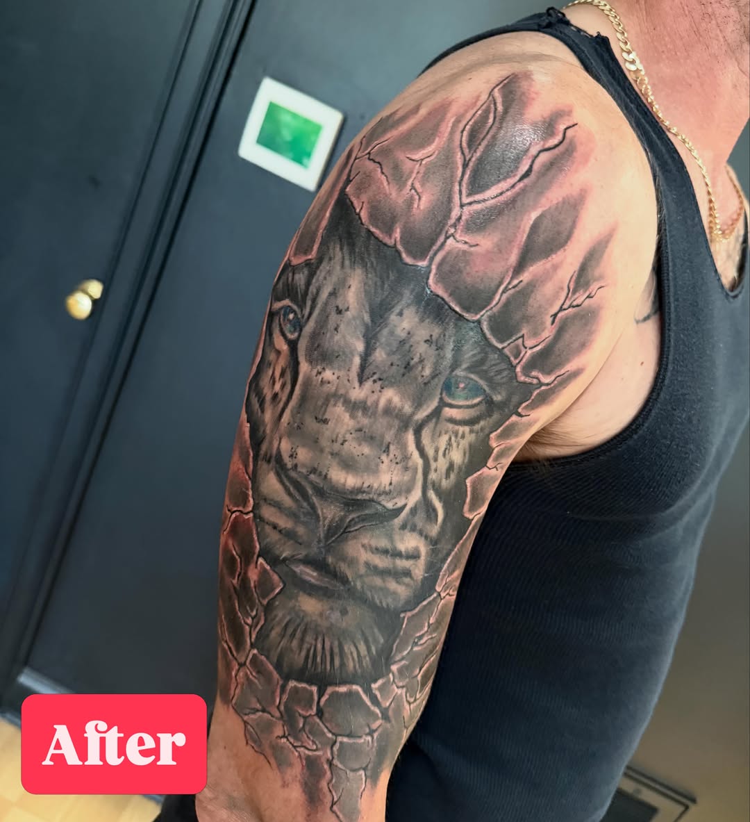 Tattoo by @tylerboltink — realism, dark_realism