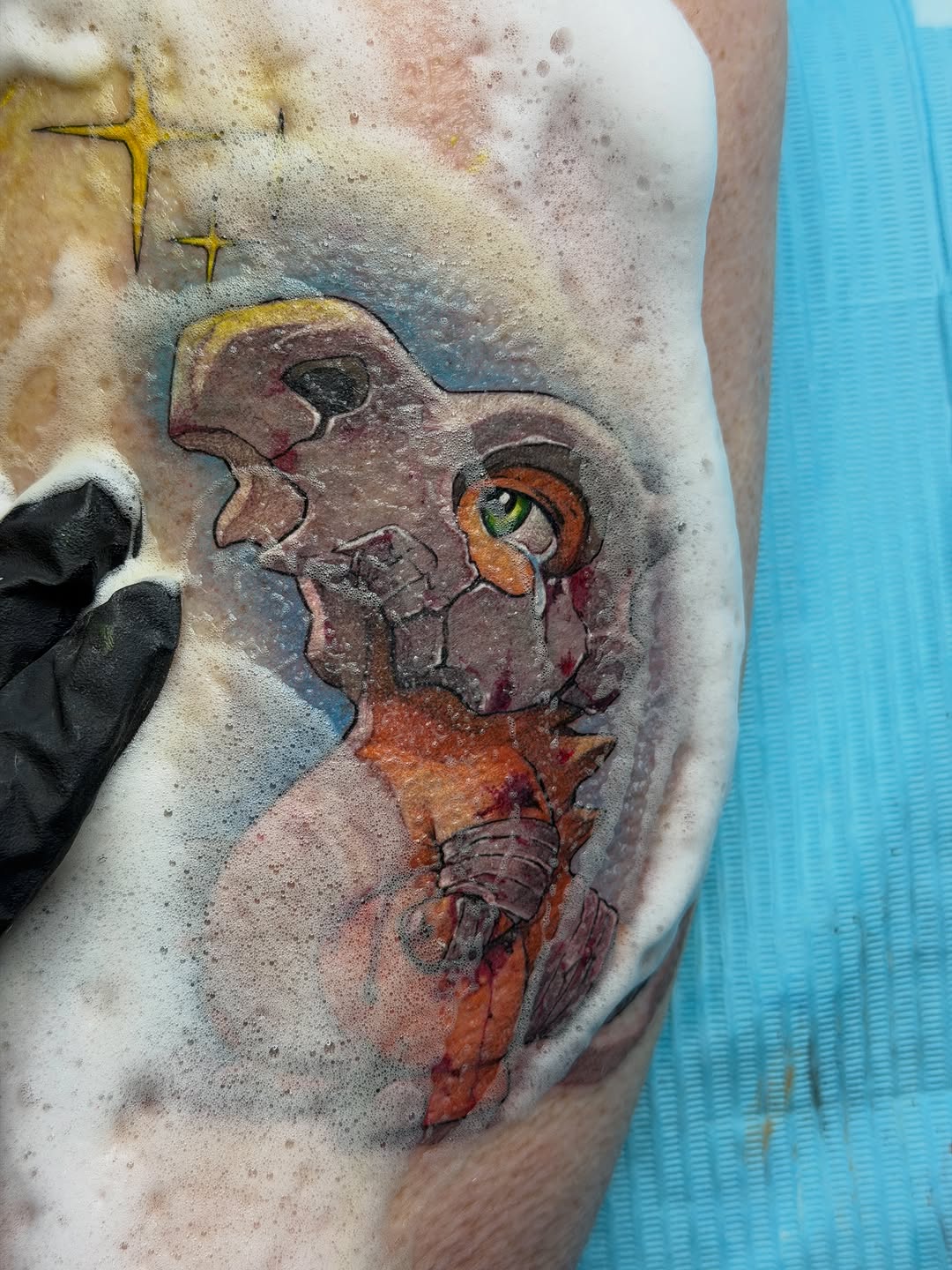 Tattoo by @melrosearttt — anime, realism