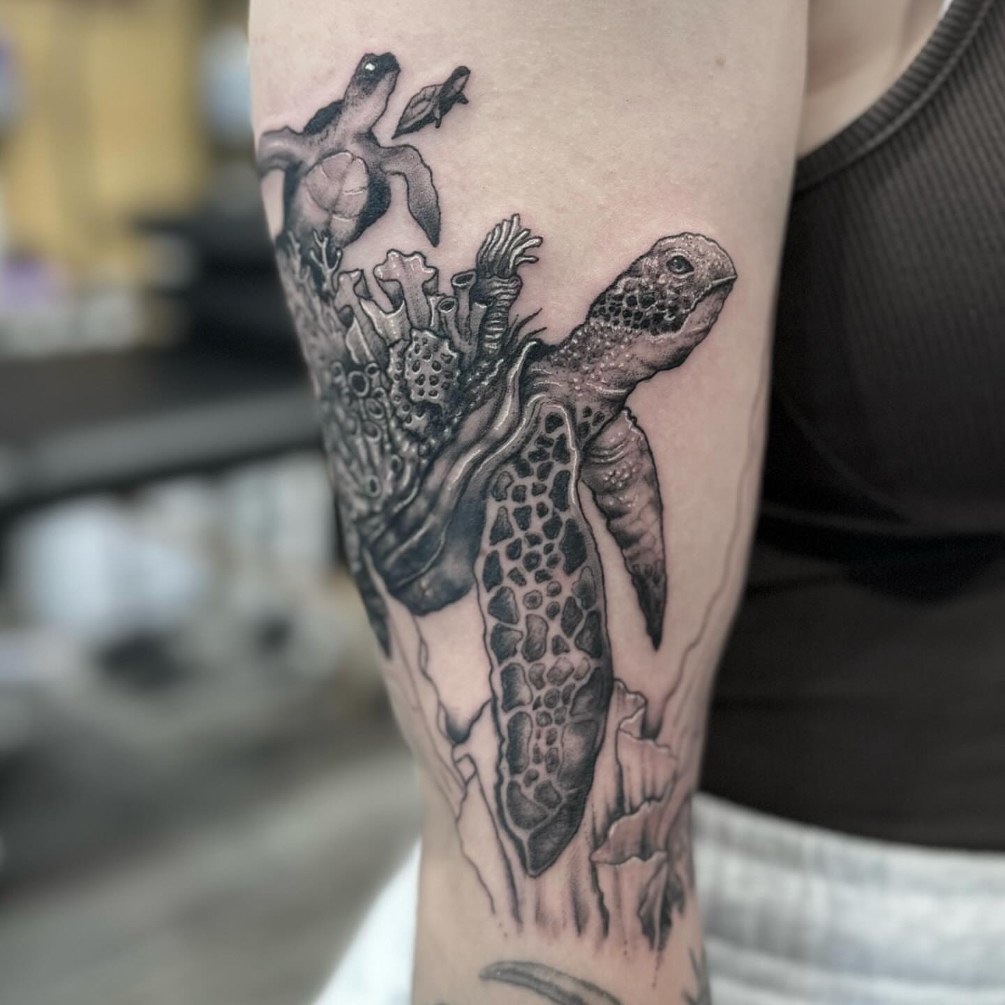 Tattoo by @sezarutattoos — realism, black_and_grey