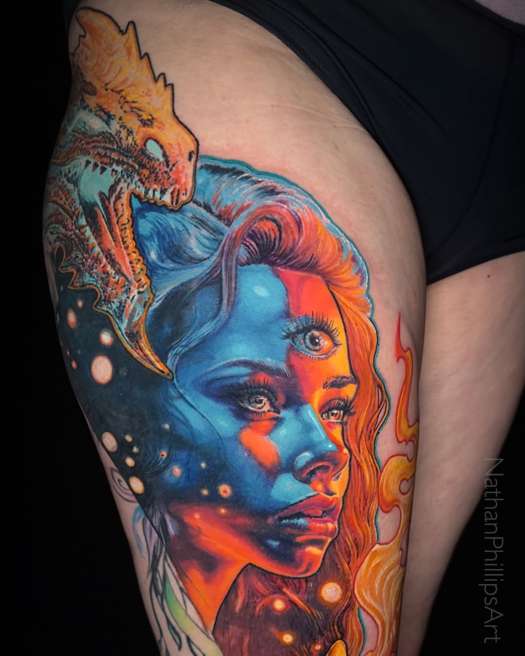 Tattoo by @nathanphillips_art — realism, dark_realism