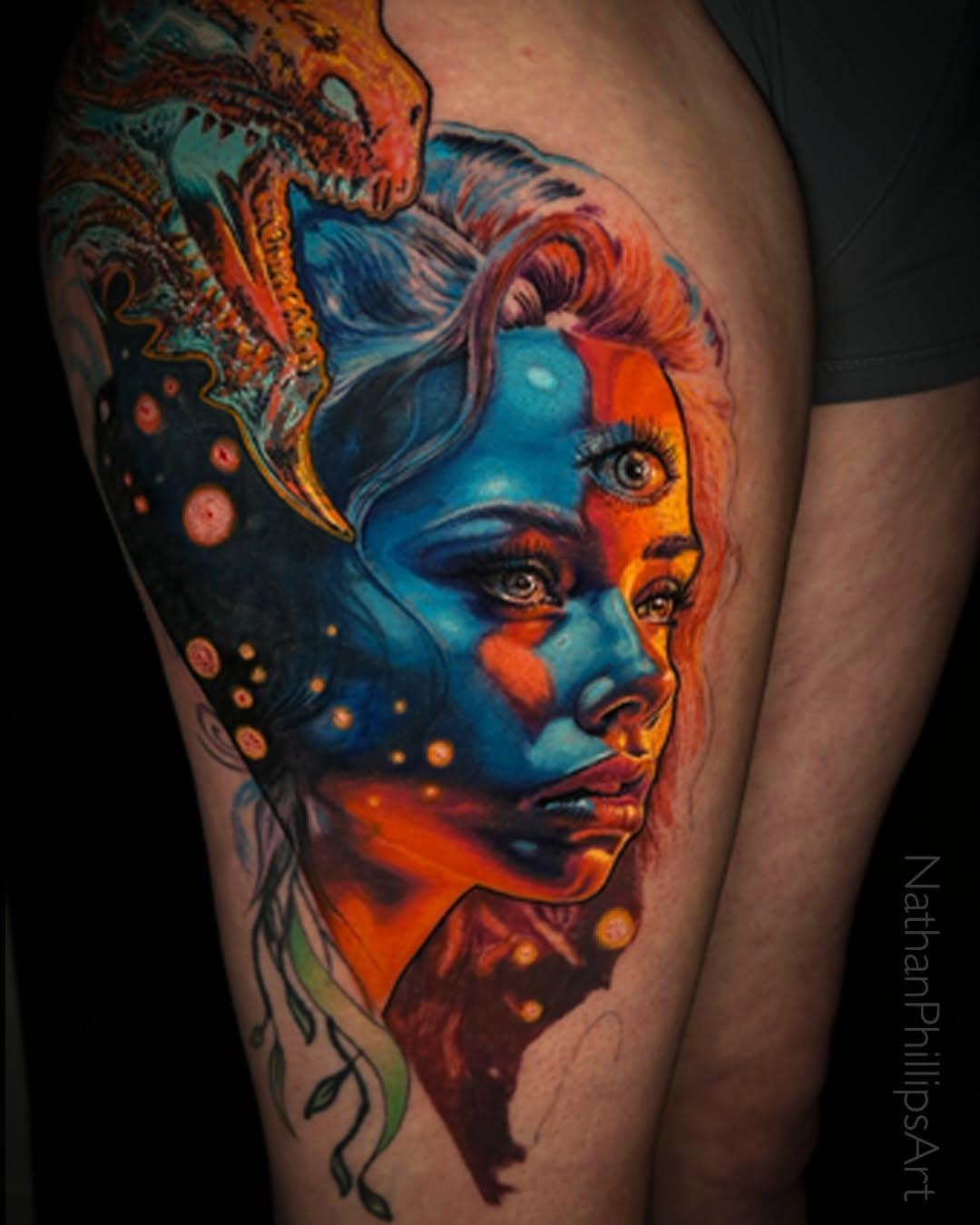 Tattoo by @nathanphillips_art — realism, dark_realism