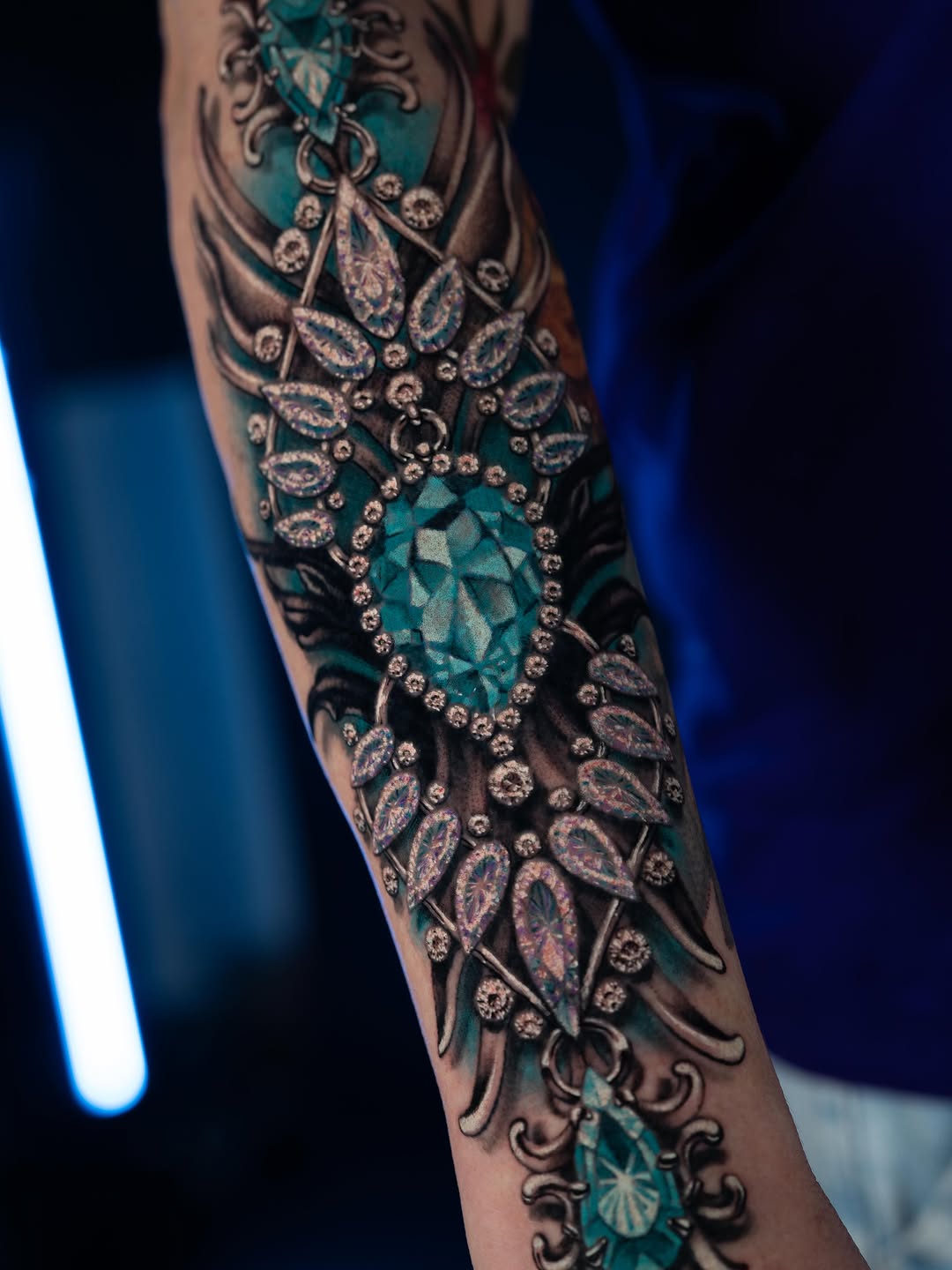 Tattoo by @amberstrangetattoos โ realism, ornamental