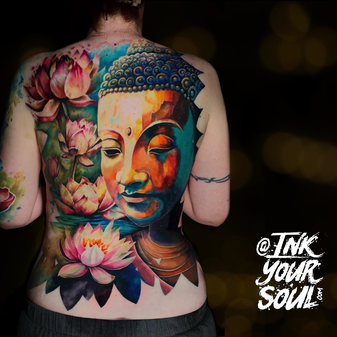 Tattoo by @inkyoursoul — realism, watercolor