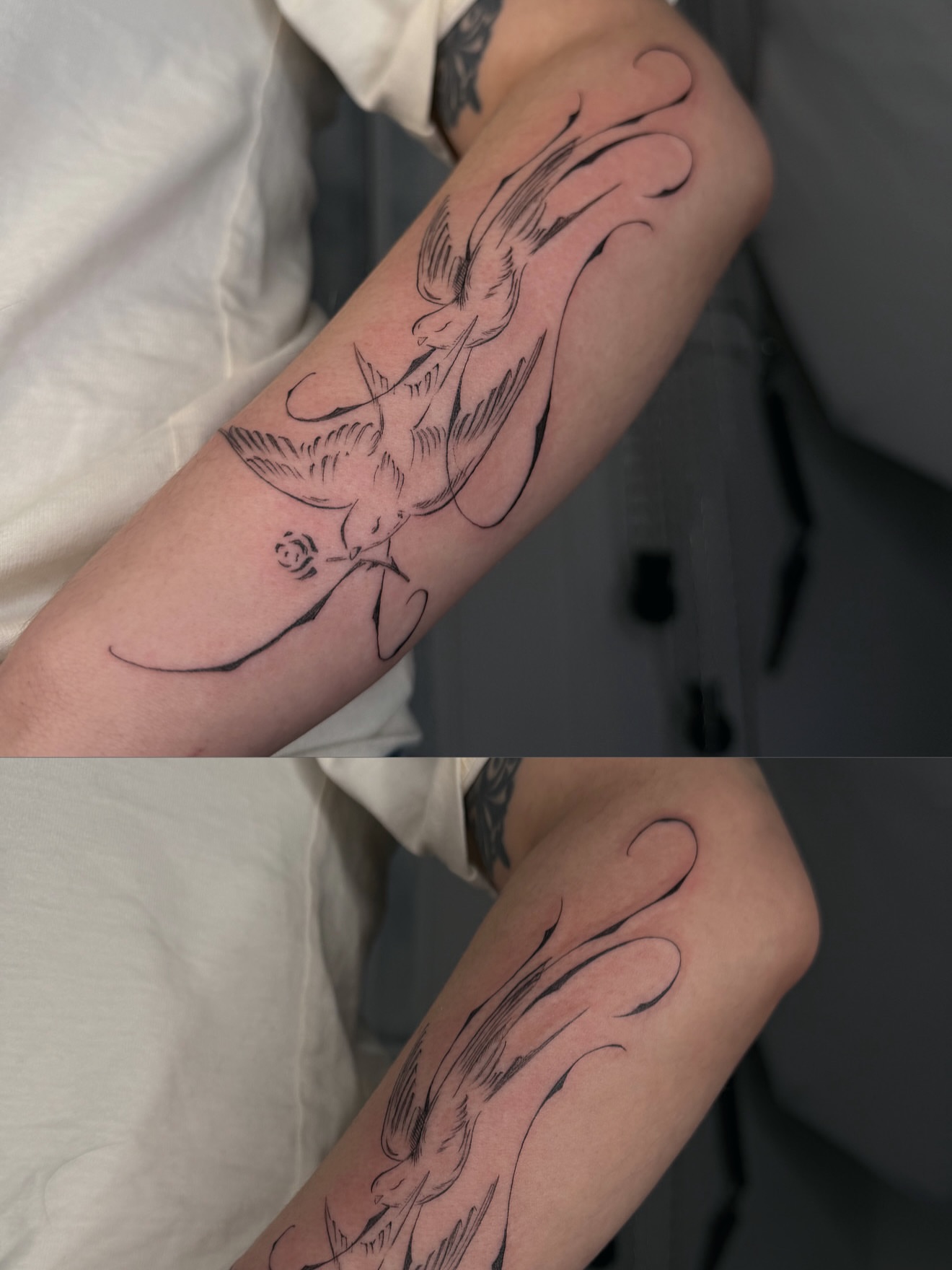 Tattoo by @druzyjewel — black_and_grey