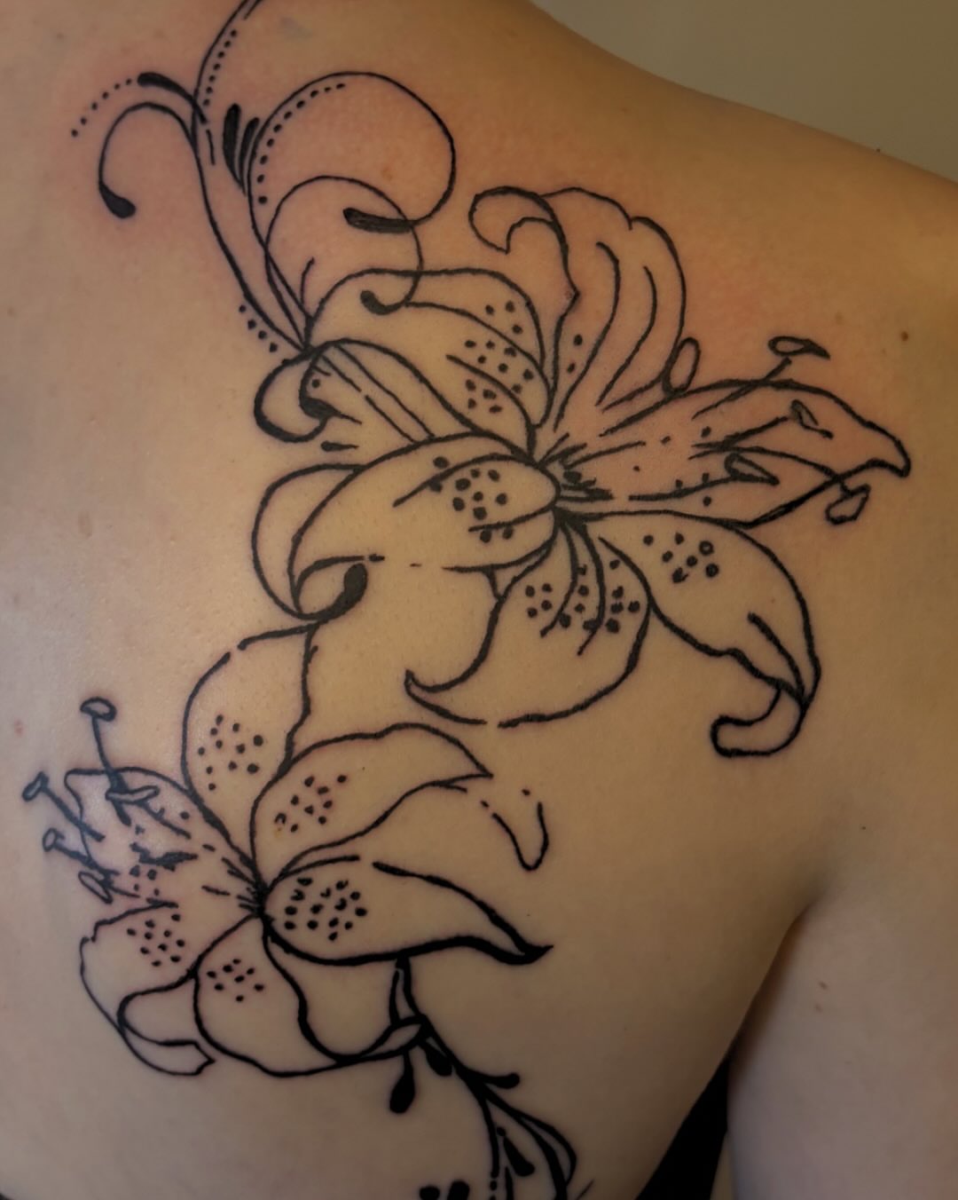 Tattoo by @cupidstunts__ — dotwork