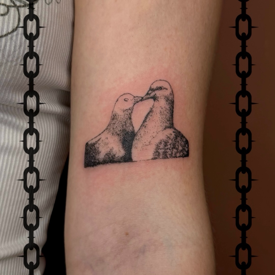 Tattoo by @vsgoblintatts — dotwork