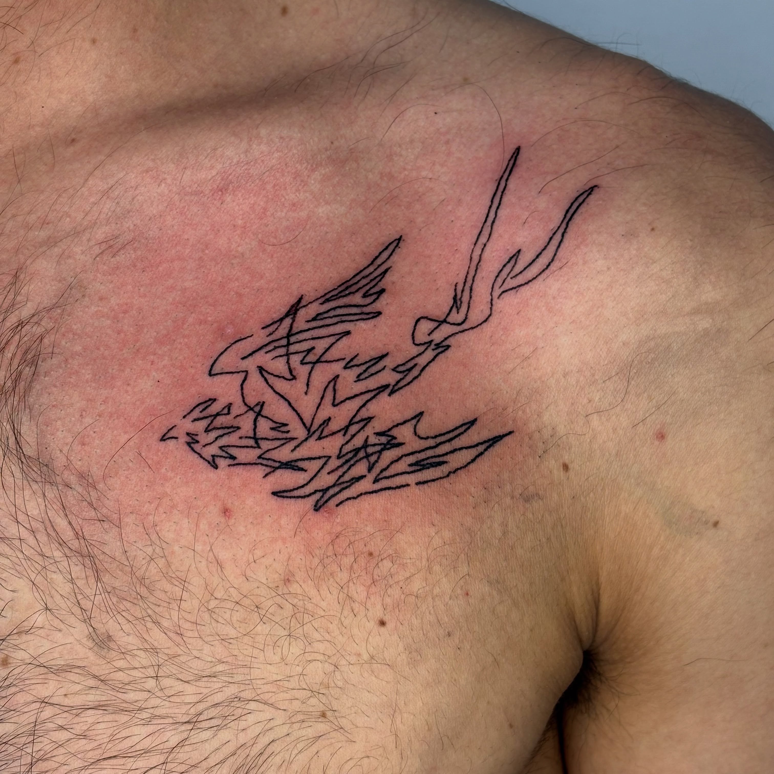 Tattoo by @seayalaterpirate — black_and_grey