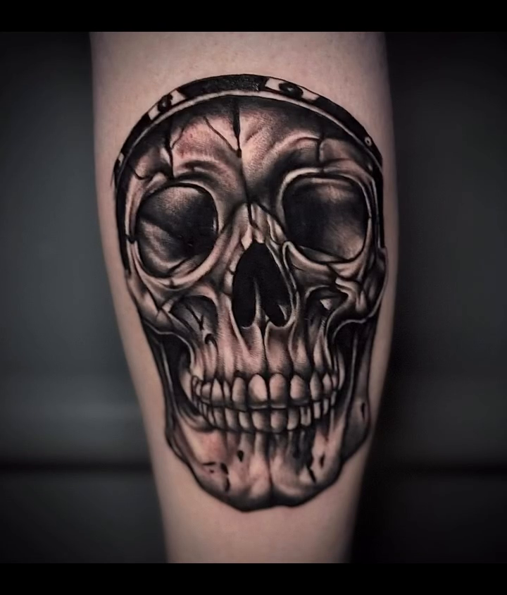 Tattoo by @kat_tattooer — realism, black_and_grey