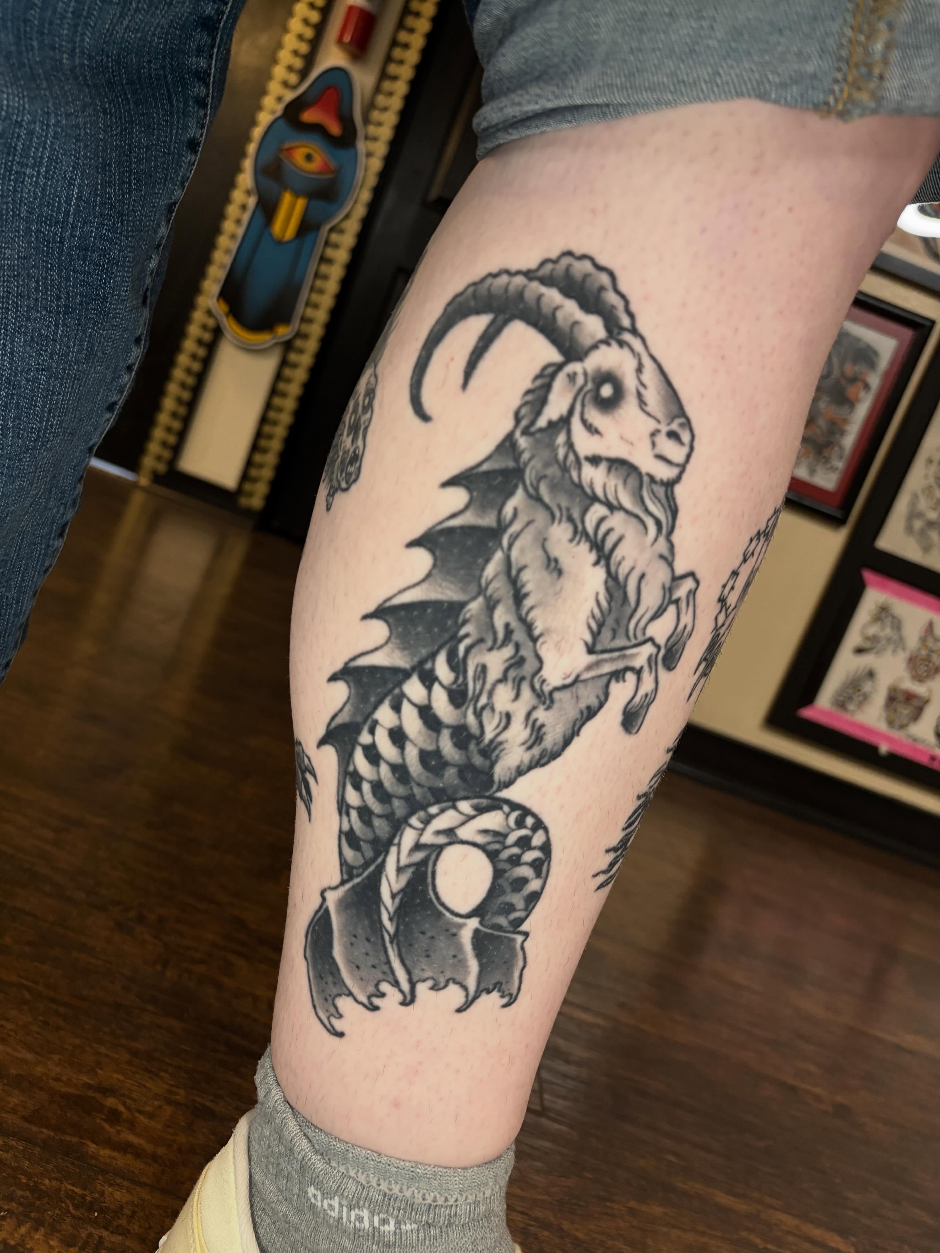 Tattoo by @the.sprouler โ black_and_grey