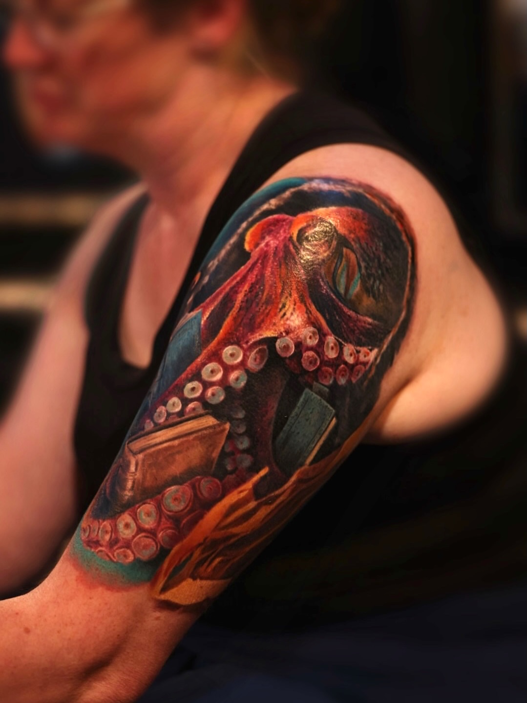 Tattoo by @brandonsontag — realism, dotwork