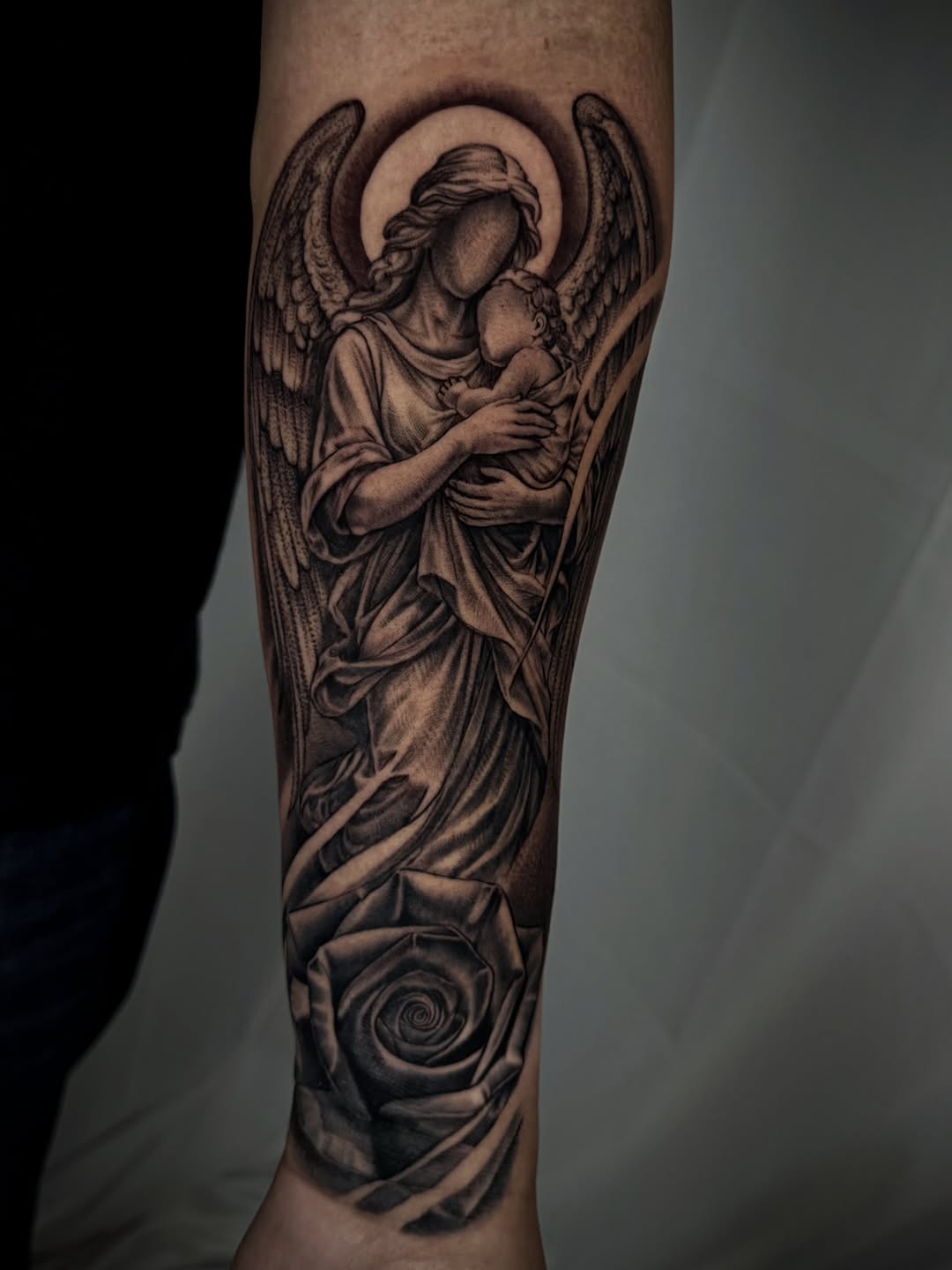 Realism tattoo on the forearm by DREW ROMERO - Colorado Tattoo Artist, Pueblo, Colorado