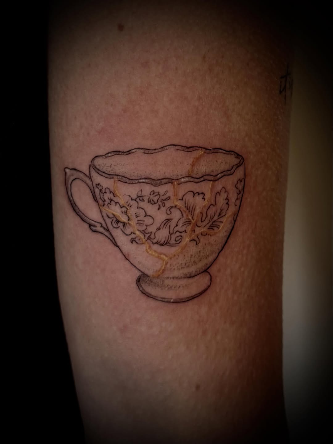 Tattoo by @christen_wolfe — fine_line, black_and_grey