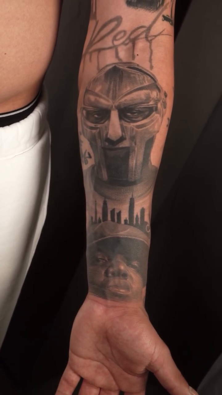 Tattoo by @hrndz_brian — black_and_grey, realism