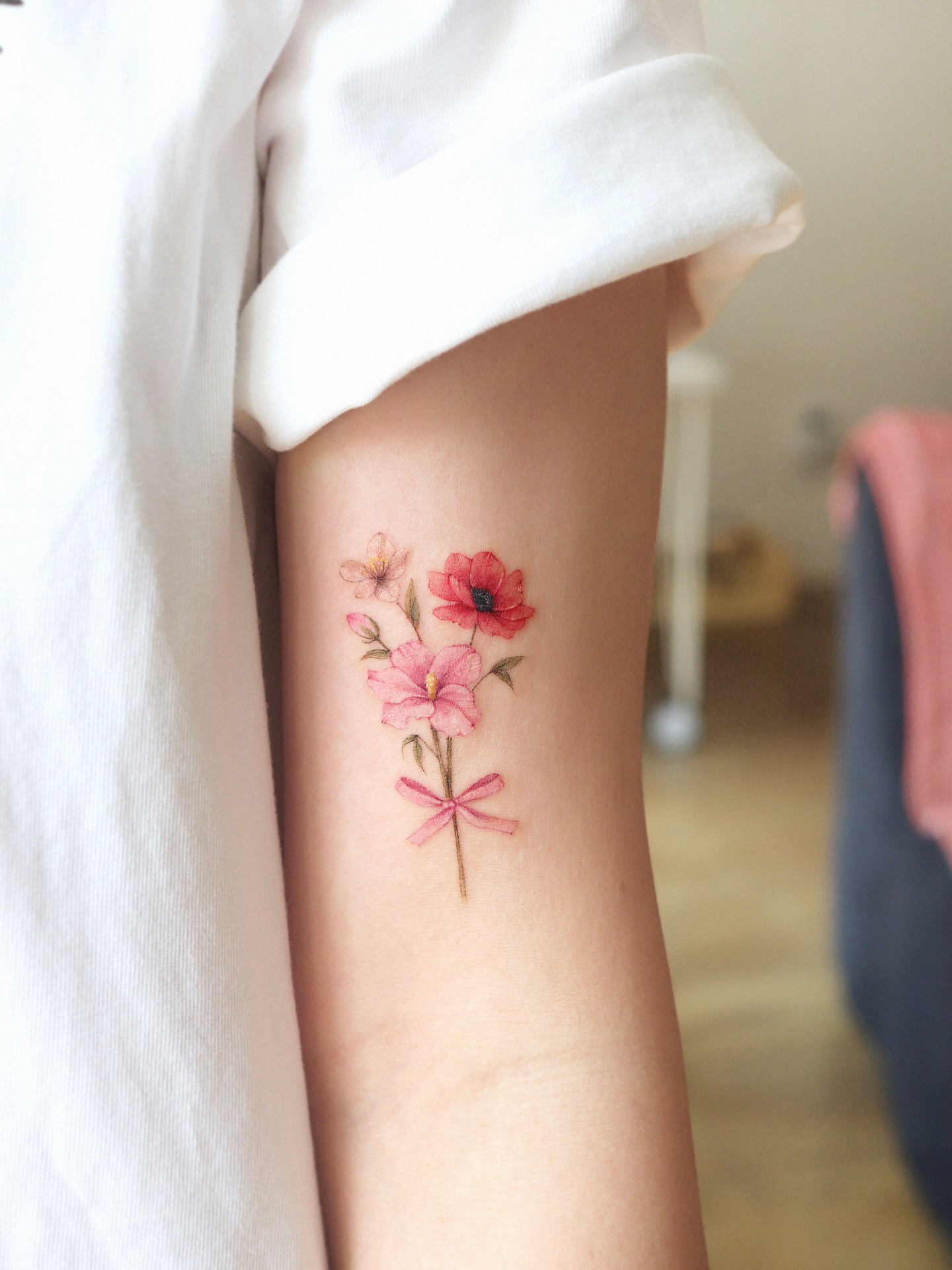 Tattoo by @vanilla__tattoo — watercolor