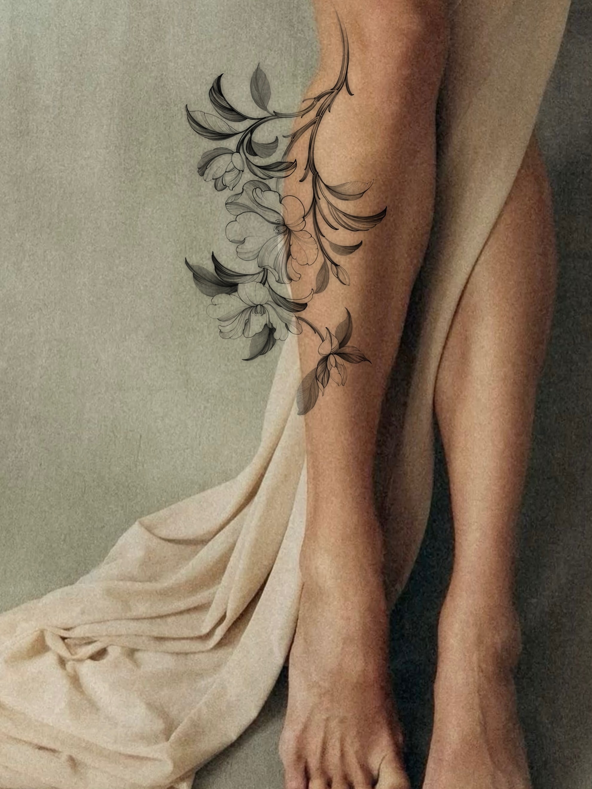 Tattoo by @yuyutattoo — black_and_grey