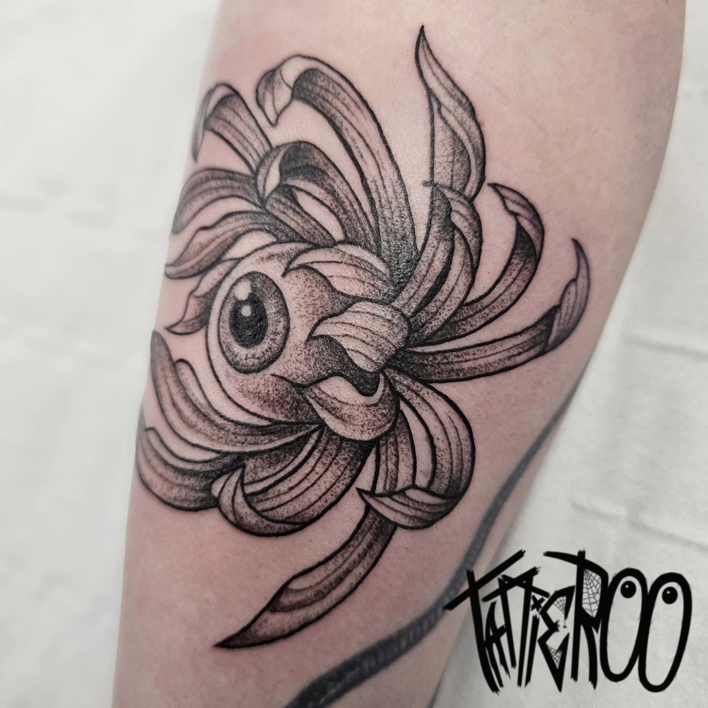 Tattoo by @tattier00 — black_and_grey