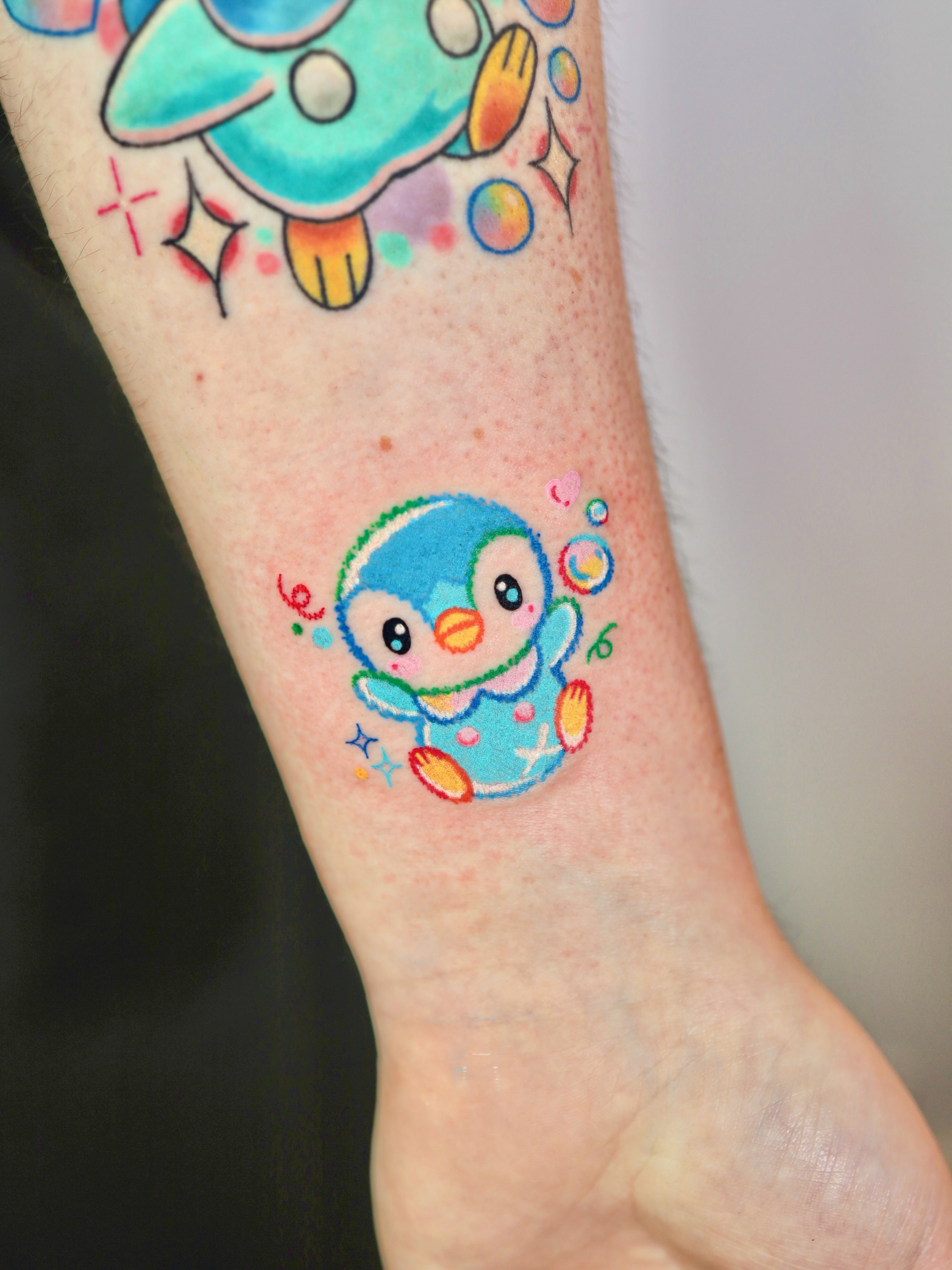 Tattoo by @kettle_tats โ watercolor
