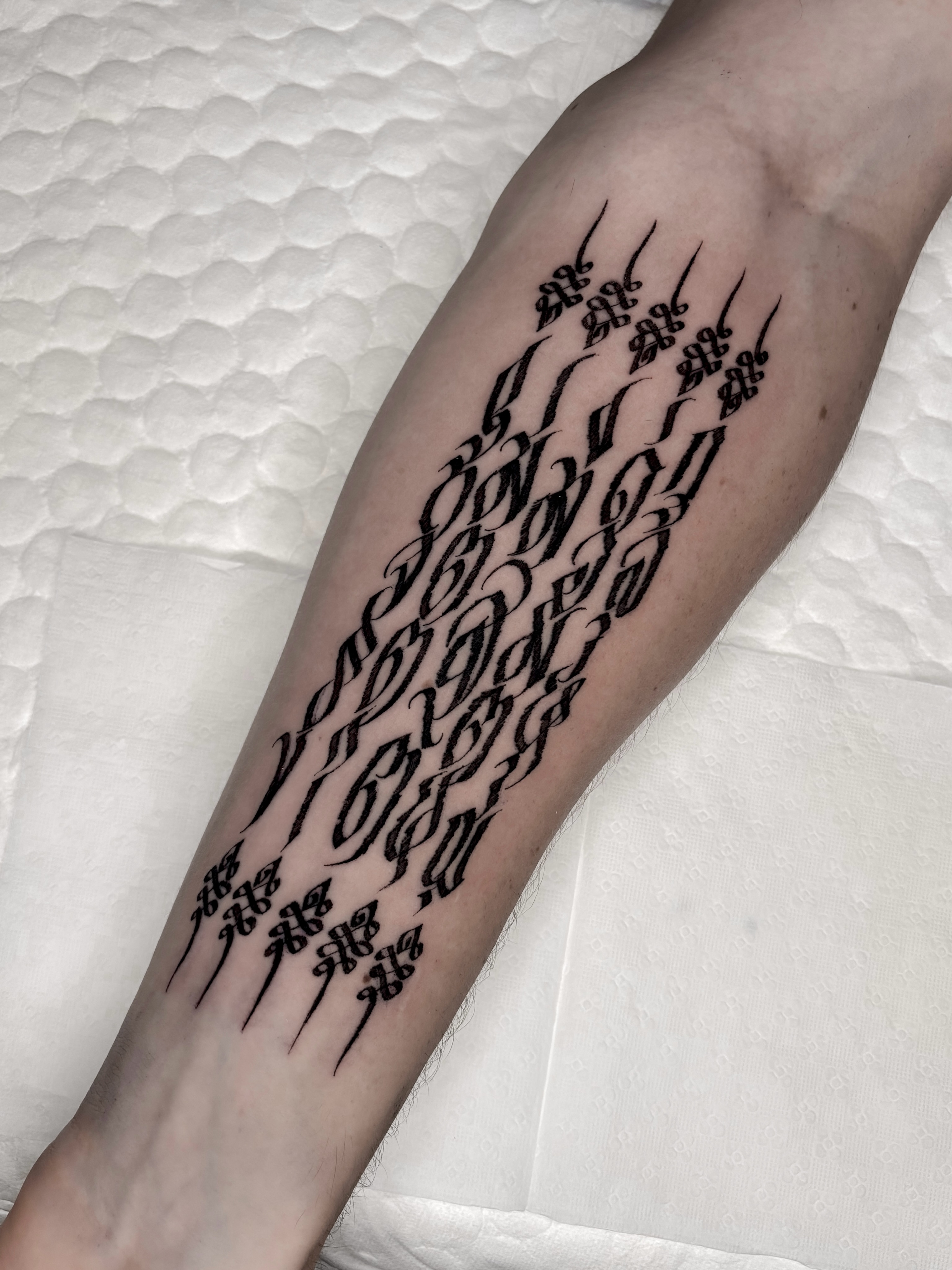 Tattoo by @338tattoo — lettering_script
