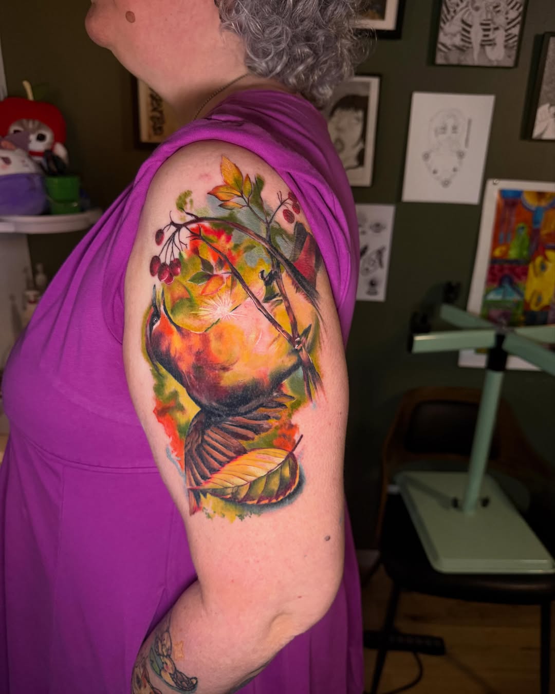Tattoo by @artifexinks — watercolor, realism