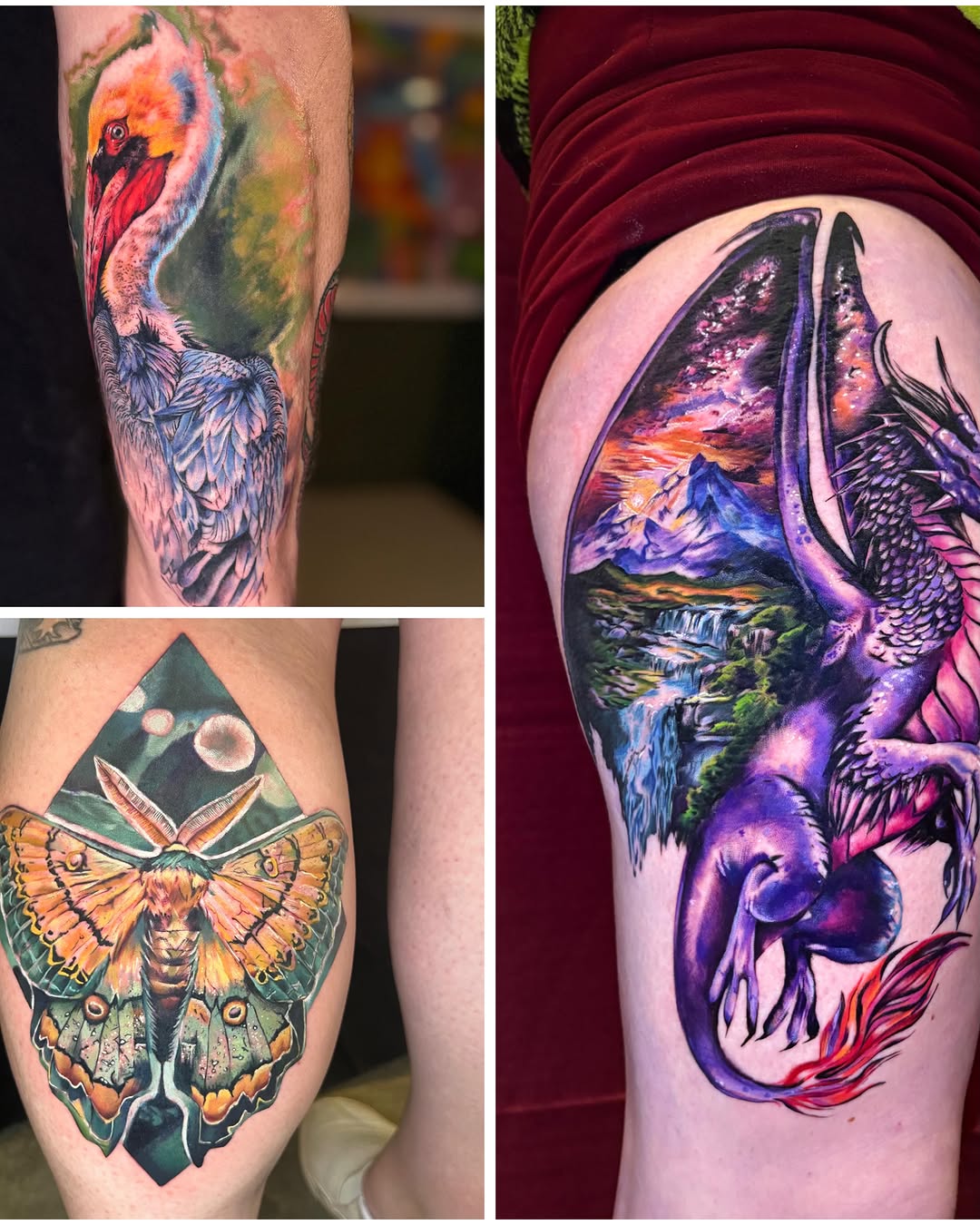 Tattoo by @artifexinks — realism, watercolor