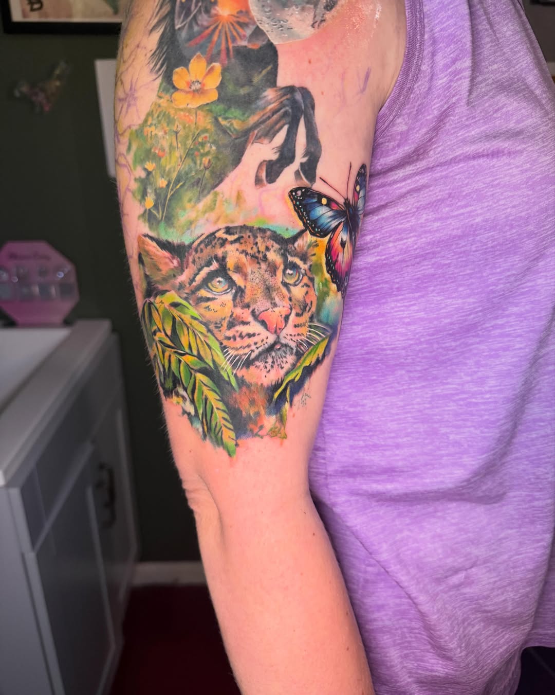 Tattoo by @artifexinks — watercolor