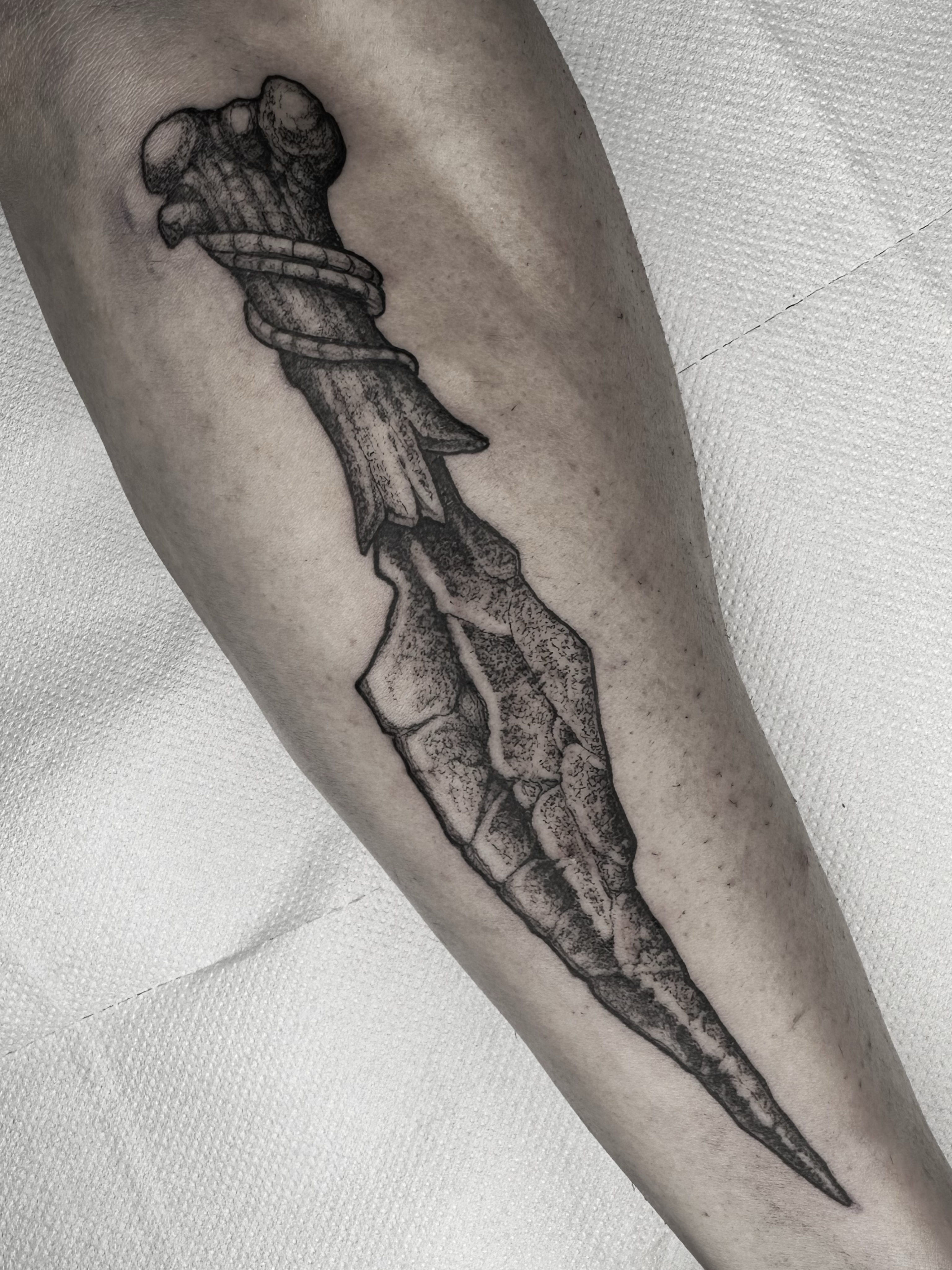 Tattoo by @panyvinoo — black_and_grey, realism