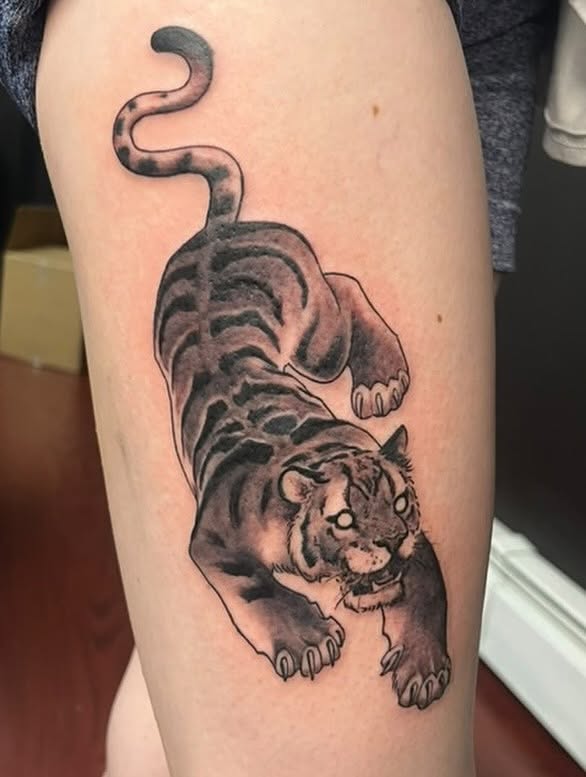 Tattoo by @stephen.j.kiss.tattoo — black_and_grey