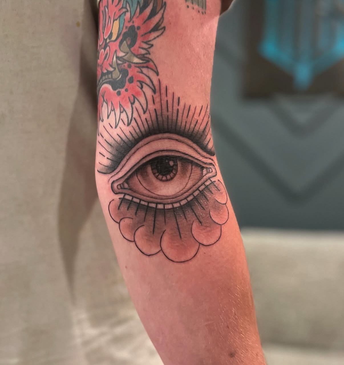 Tattoo by @afondi — american_traditional, realism