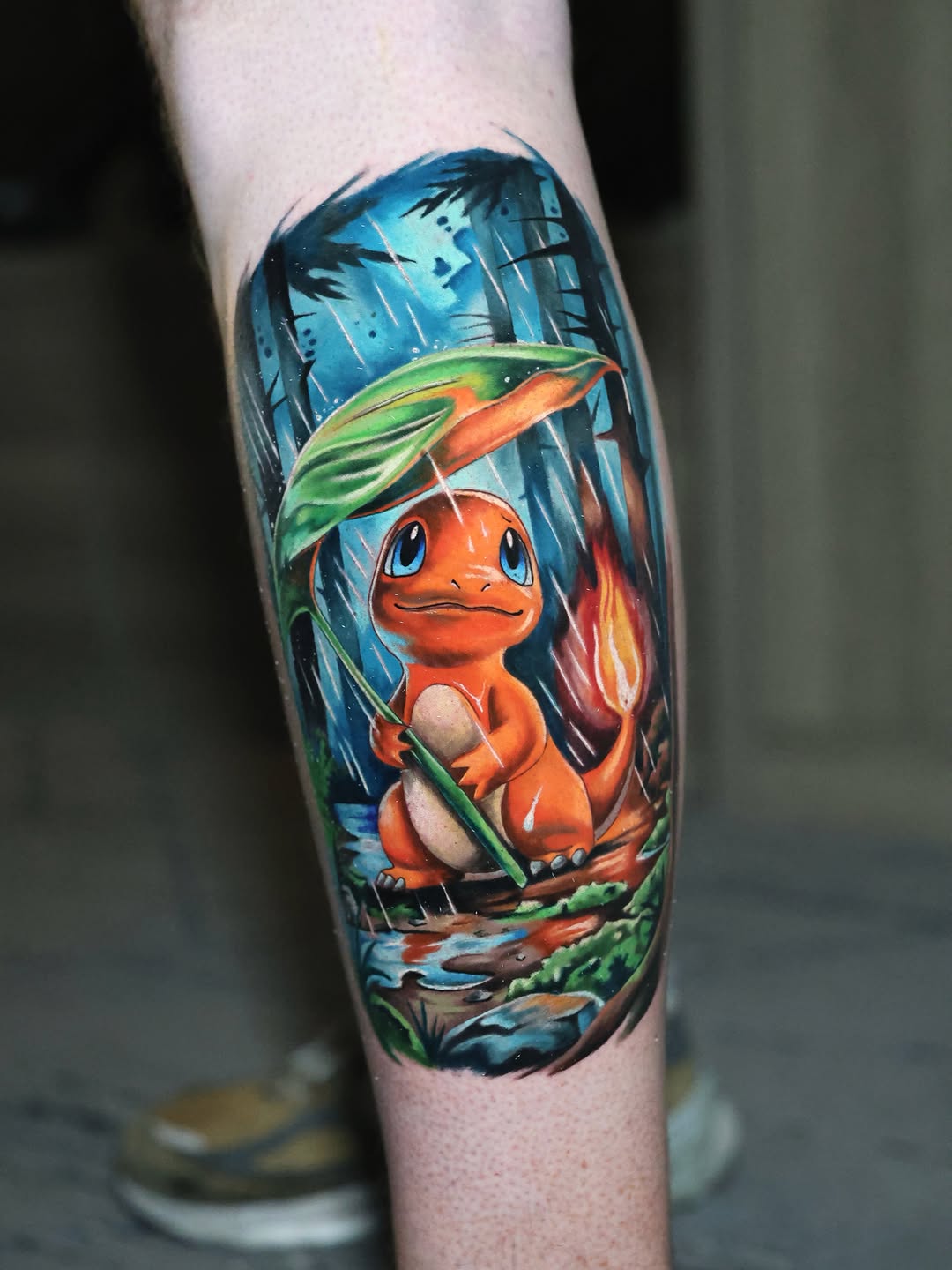 Tattoo by @binnbinn_art — anime, realism