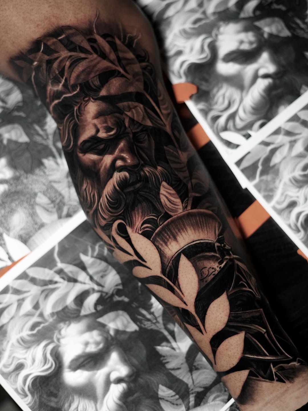 Realism tattoo on the forearm by Bapone