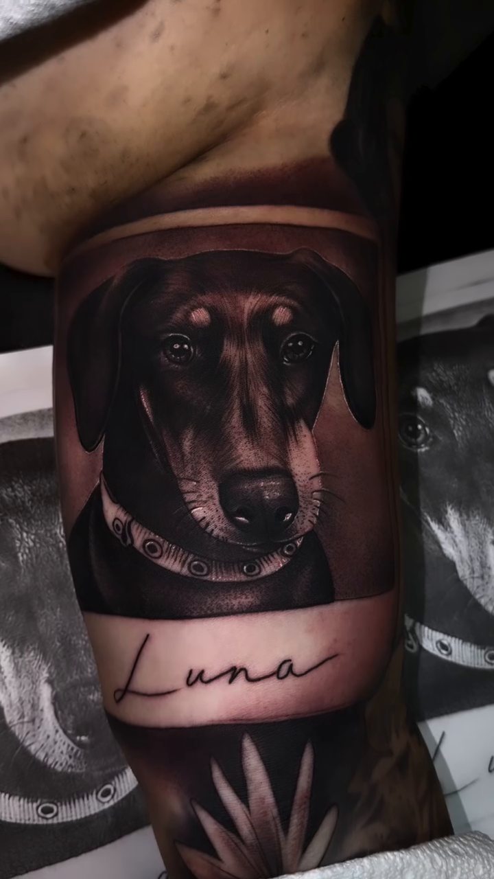 Tattoo by @mcballer___ — realism, black_and_grey