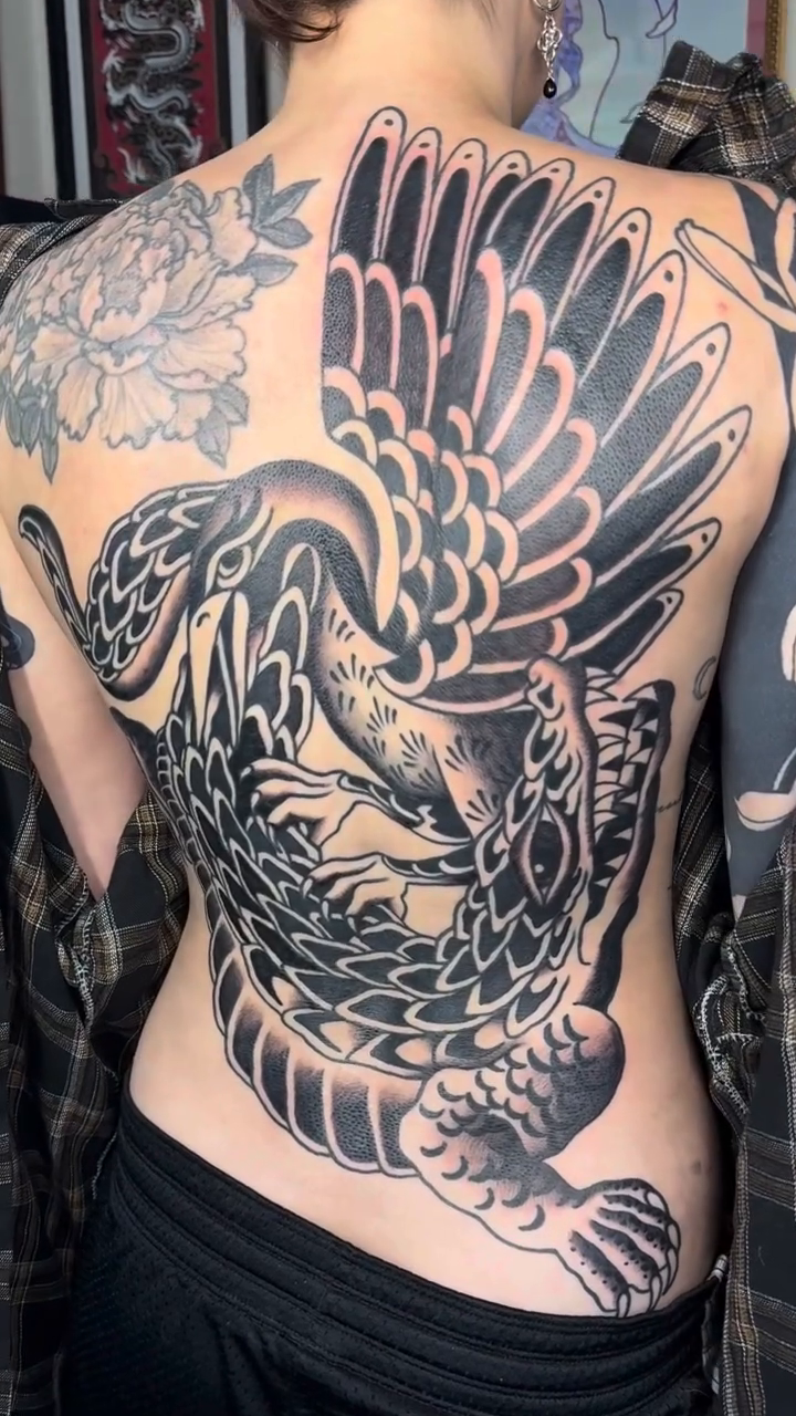 Tattoo by @staygoodtom — japanese_irezumi, blackwork